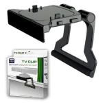 Kinect Xbox 360 laikiklis TV su juodu klipu, suderinamas su Kinect jutikliu