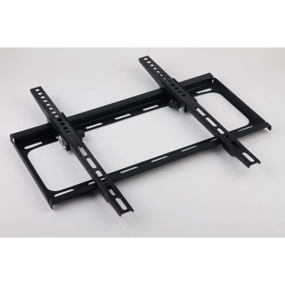 Soporte metálico negro para TV de 26 a 47 pulgadas sin inclinación ni rotación
