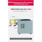 SUNKKO 738AL: taškinio suvirinimo aparatas 18650 ličio baterijoms