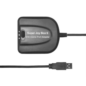Super Joybox 6 Mayflash PC adapteris dviem pultams