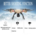 Syma X8hw dronas kvadrokopteris FPV su HD WiFi kamera