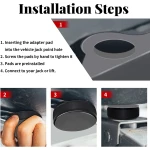 Taco goma para gato elevación en vehículo Tesla Model 3