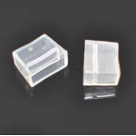 Skaidrus PVC galinis dangtelis LED juostai 220V AC 14mm