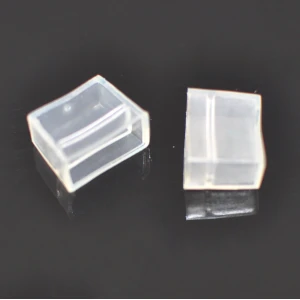 YourLed Skaidrus PVC galinis dangtelis LED juostai 220V AC 14mm