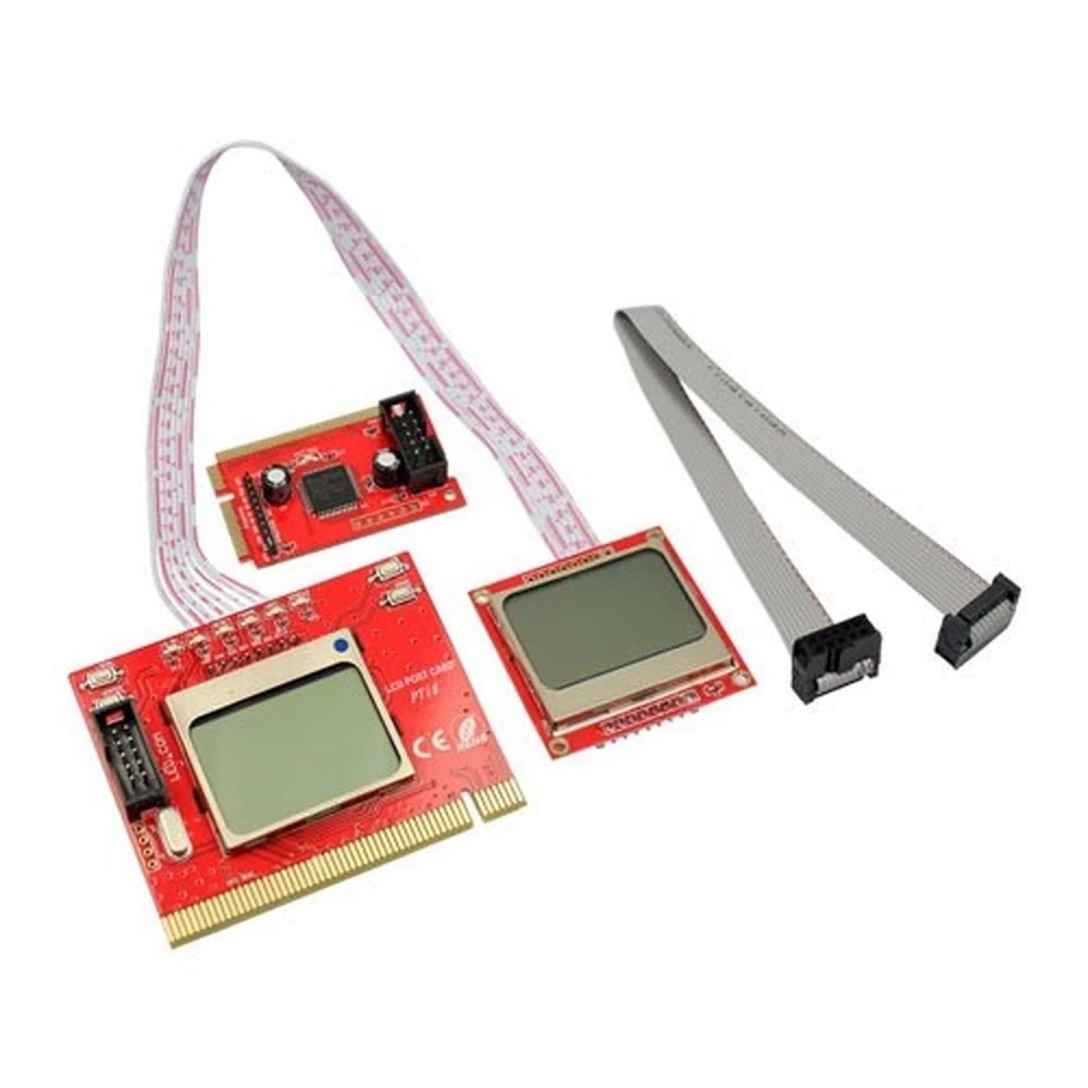 PCI diagnostinė kortelė PC su LCD ekranu PTI-8