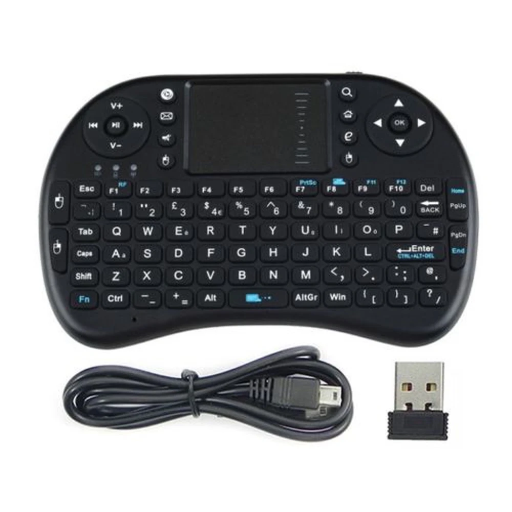 Receptor USB para teclado inalámbrico T2 conectado a un dispositivo