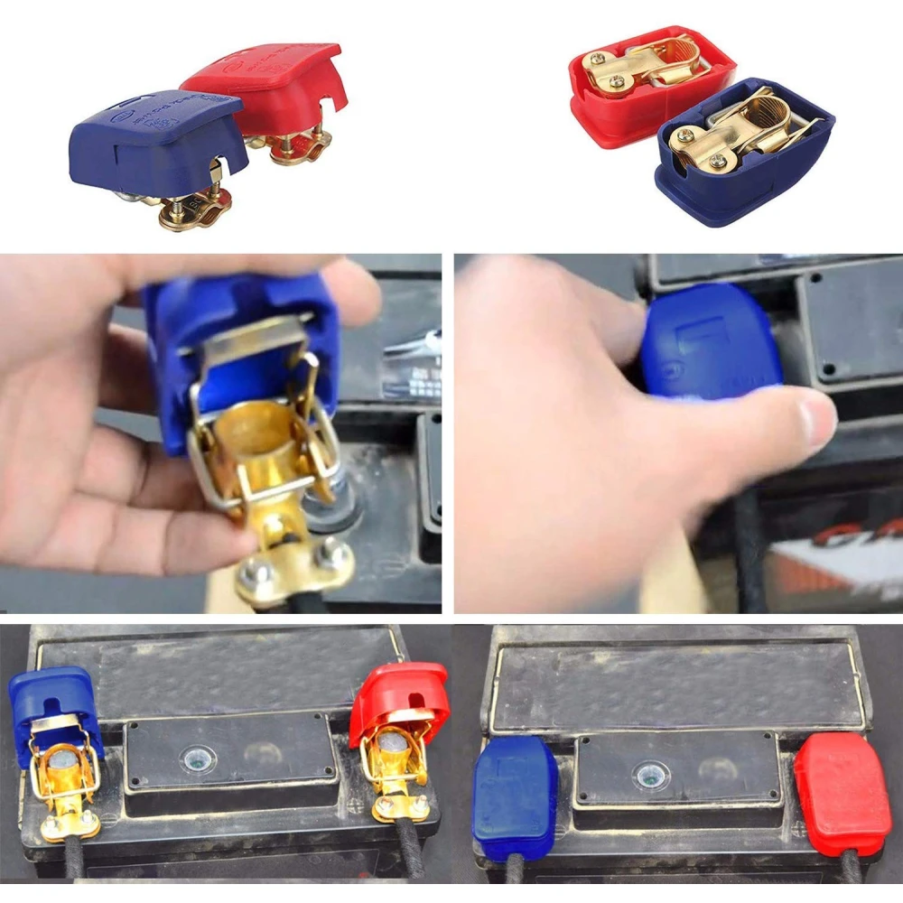 12V greito atjungimo akumuliatoriaus gnybtai automobiliui, sunkvežimiui ir laivui