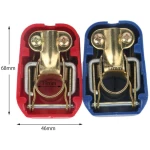 12V greito atjungimo akumuliatoriaus gnybtai automobiliui, sunkvežimiui ir laivui