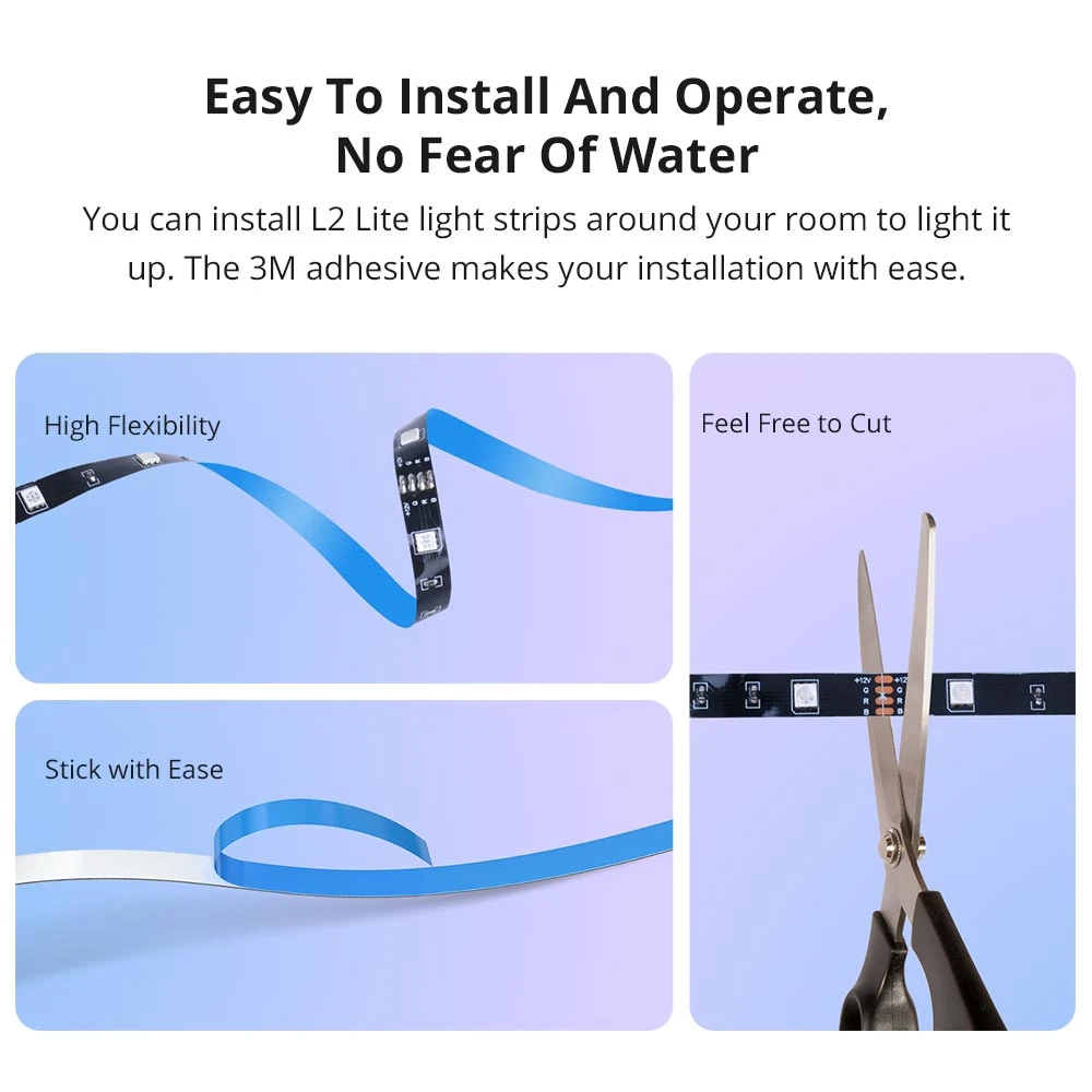 SONOFF L2 Lite 5 m išmanioji WiFi LED juosta