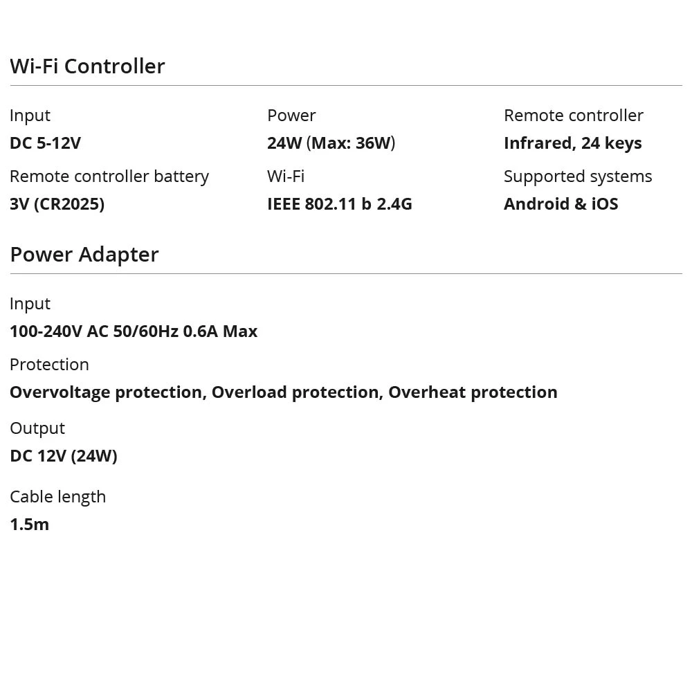 SONOFF L2 Lite 5 m išmanioji WiFi LED juosta