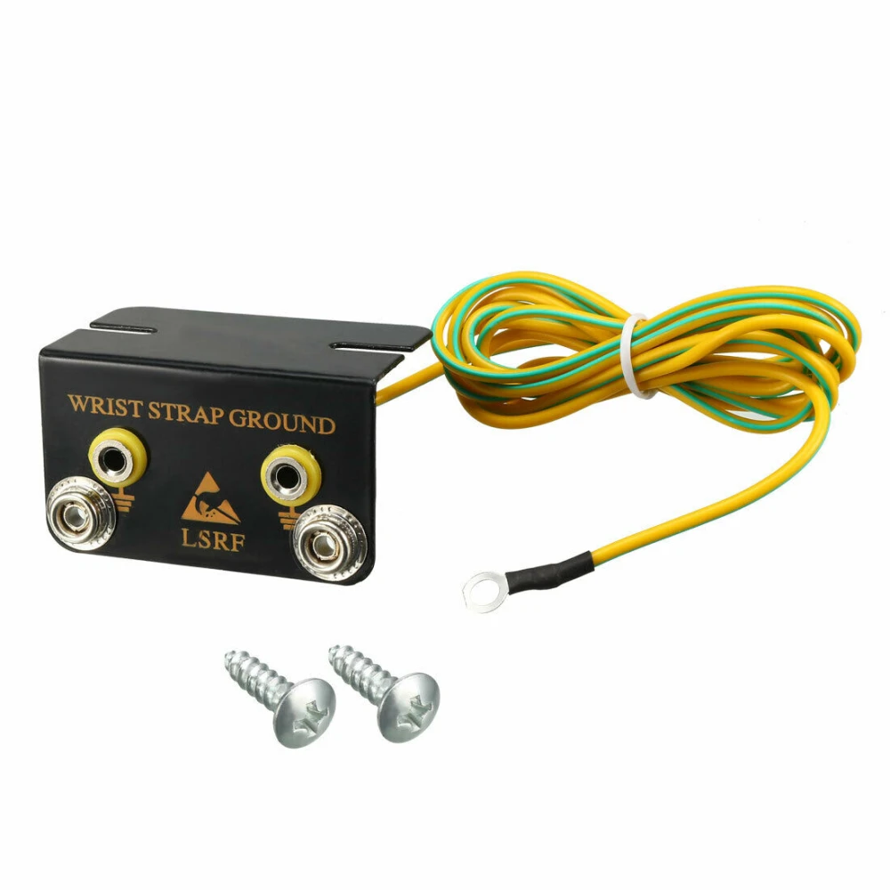 Įžeminimo lizdas antistatinei įrangai su 1.8 metro laidu