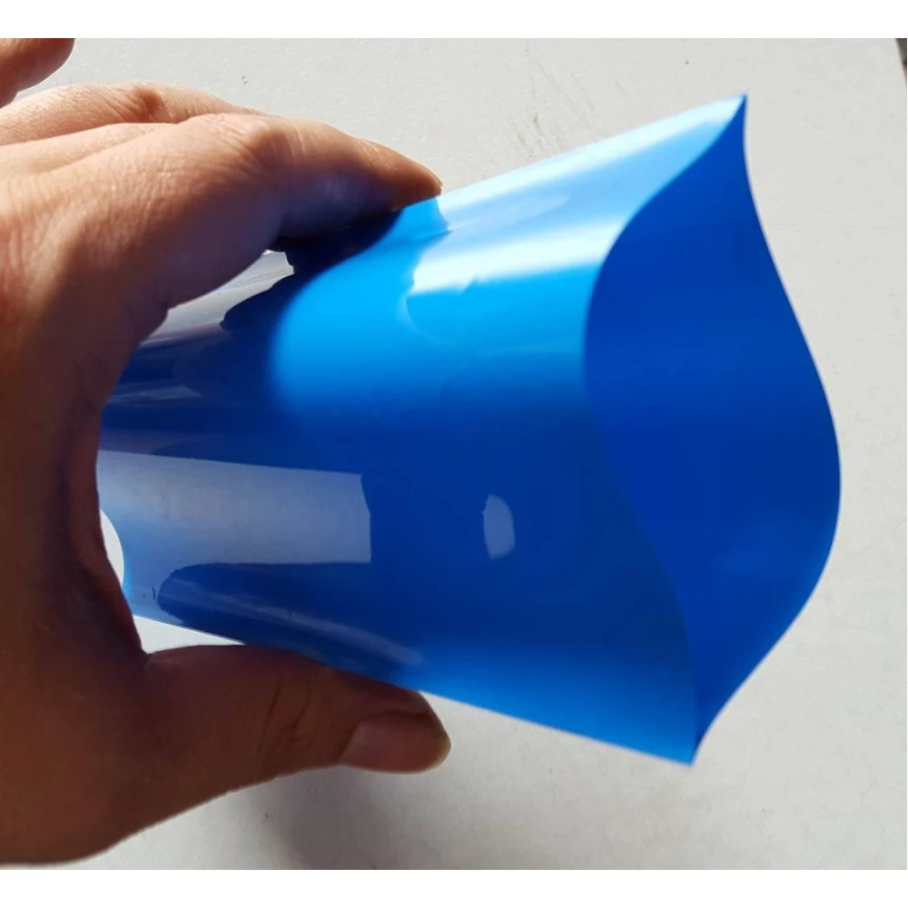 PVC termokembrė 1m x 85mm x 0.08mm baterijų paketui