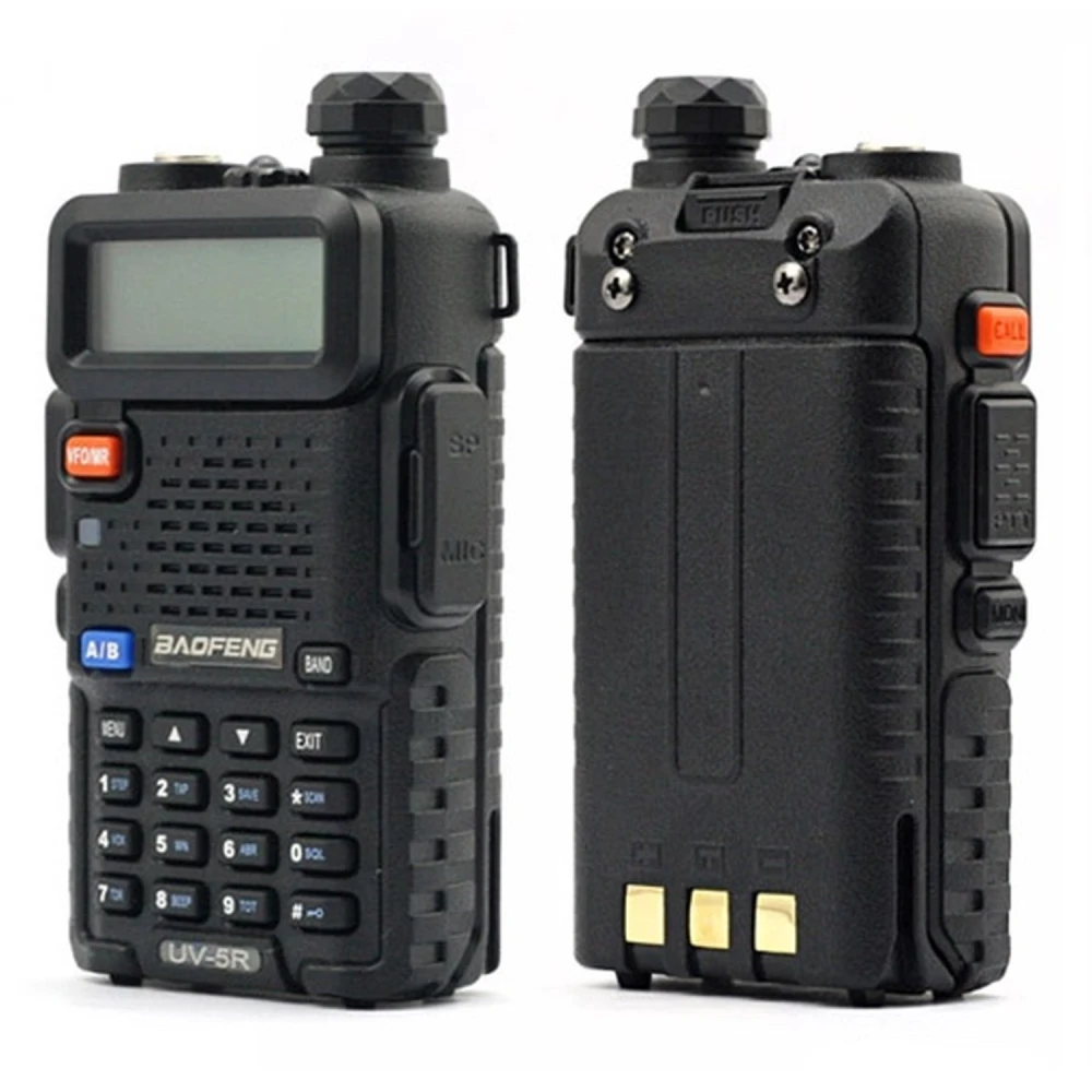 Baofeng UV-5R 8W racija su ausine ir VHF/UHF radiju
